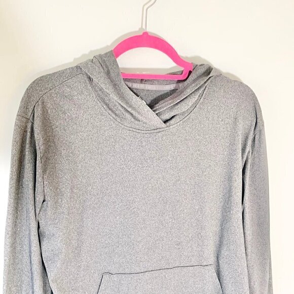 RBX gray long sleeve lightweight hooded pullover top with‎ thumb holes - Picture 4 of 9